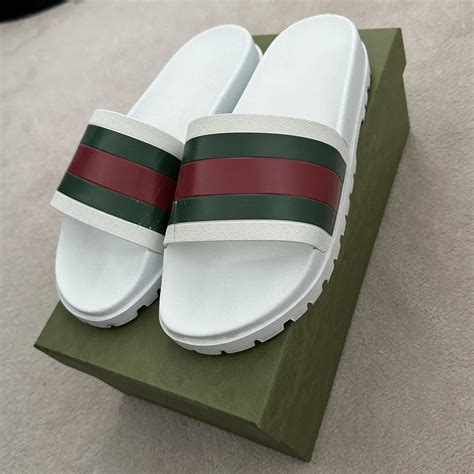 webbed gucci slides|Gucci slides clearance.